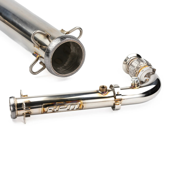 RPM Big Mouth Cat Delete Bypass Mid Race Pipe Can-Am Maverick X3 Turbo R & RR