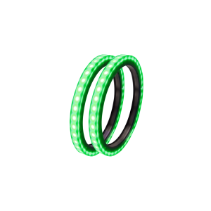 6.5" RGB LED Speaker Rings (Pair) | UTVS-65LSR