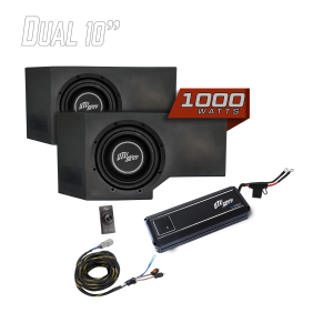 Can-Am® Defender HD11 1000W Dual 10" Subwoofer Kit | UTVS-DEF2-1000-2-GO