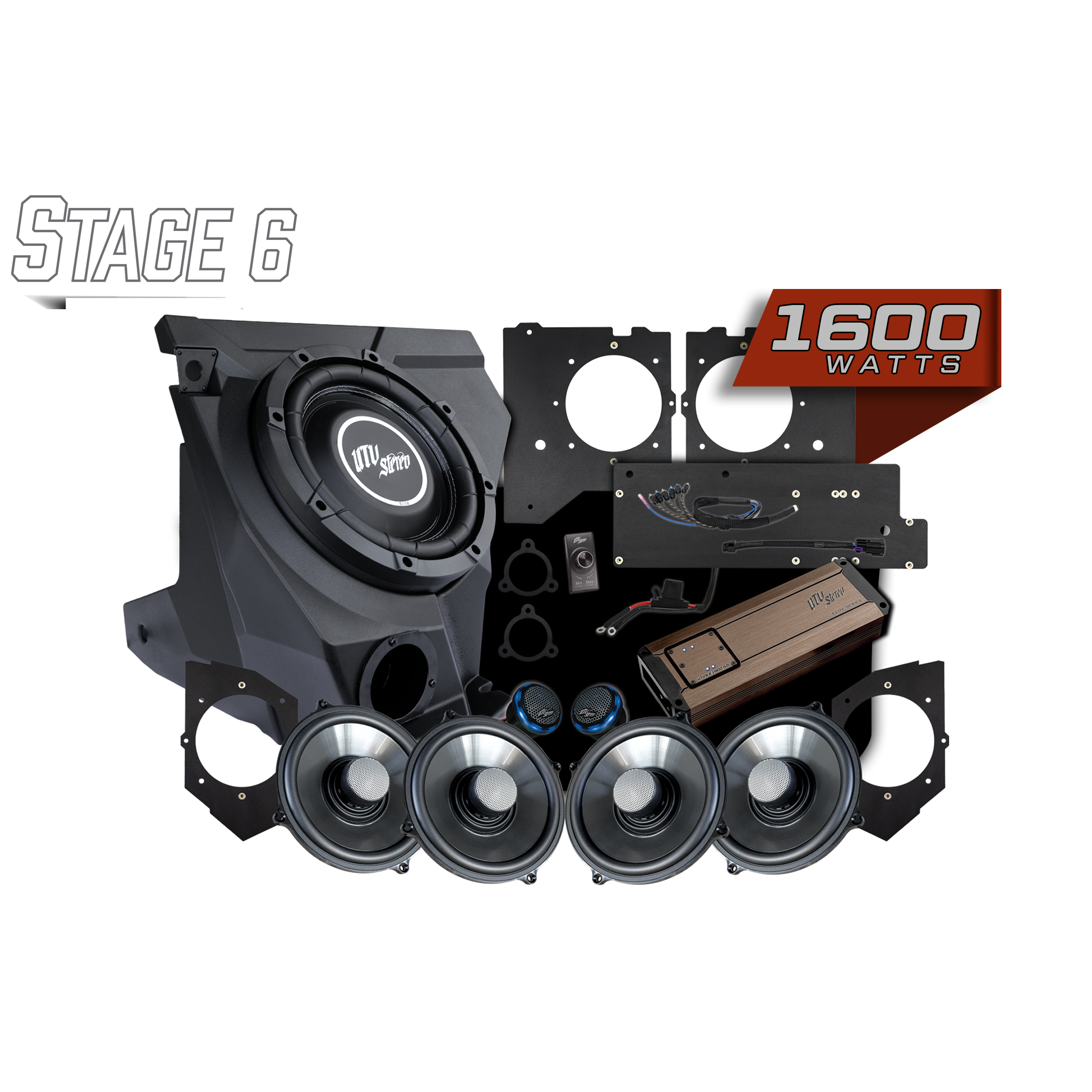 KAWASAKI® TERYX H2 GARMIN TREAD® Elite Stage 6 Stereo Kit | UTVS-H2-S6-GRM