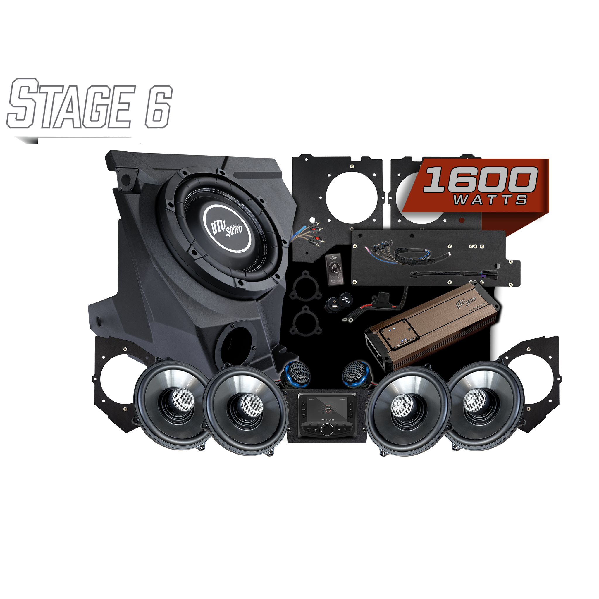 KAWASAKI® TERYX H2 Elite Stage 6 Stereo Kit | UTVS-H2-S6