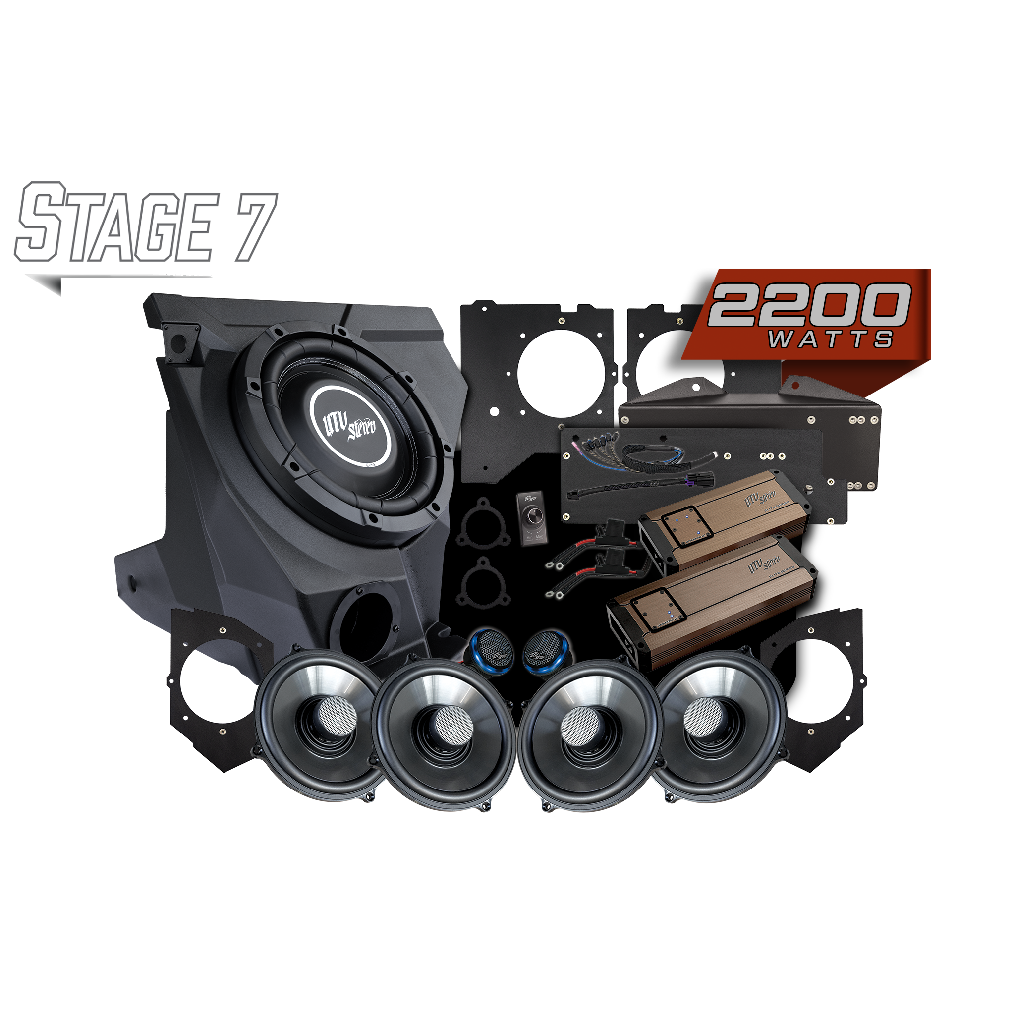 KAWASAKI® TERYX H2 GARMIN TREAD® Elite Stage 7 Stereo Kit | UTVS-H2-S7-GRM