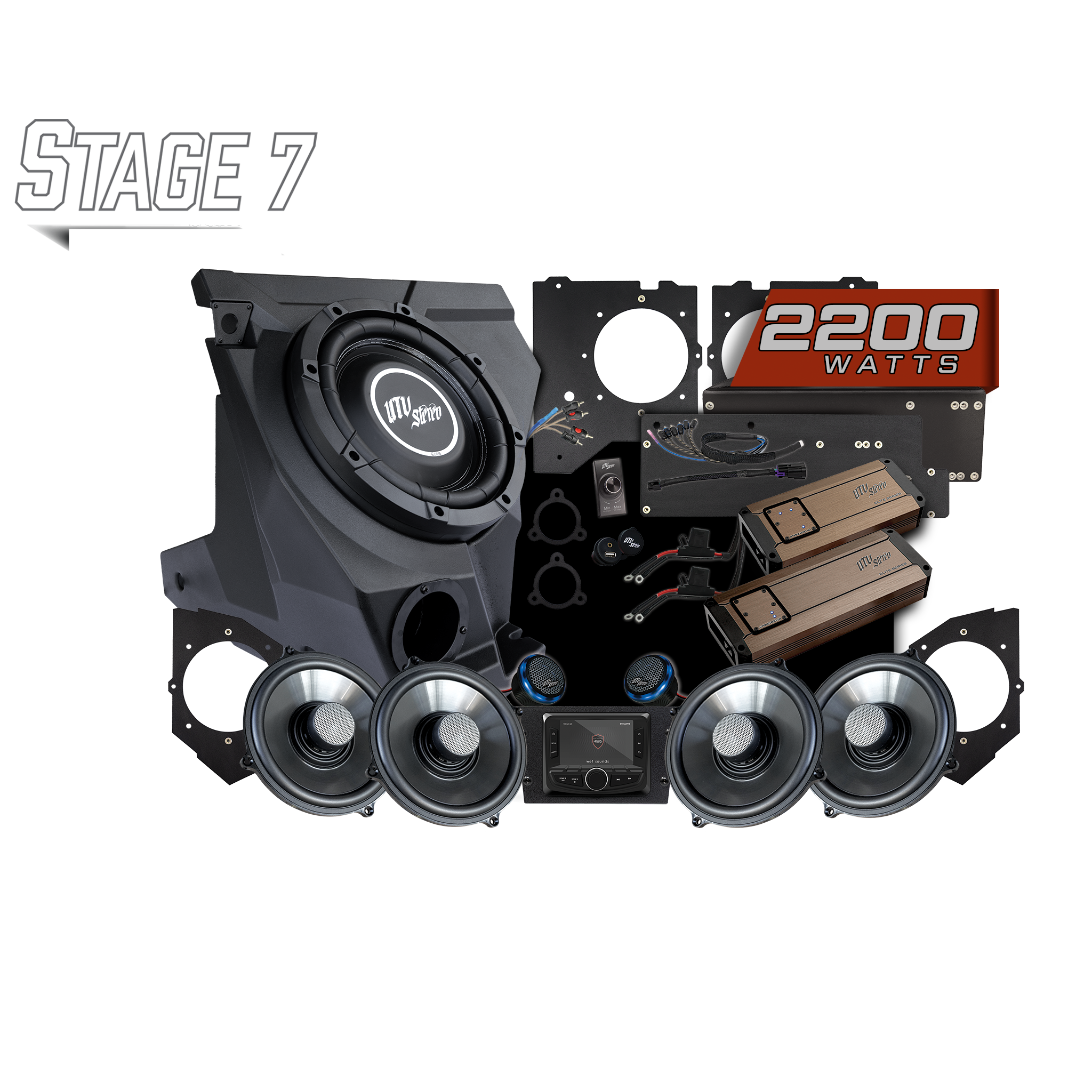 KAWASAKI® TERYX H2 Elite Stage 7 Stereo Kit | UTVS-H2-S7