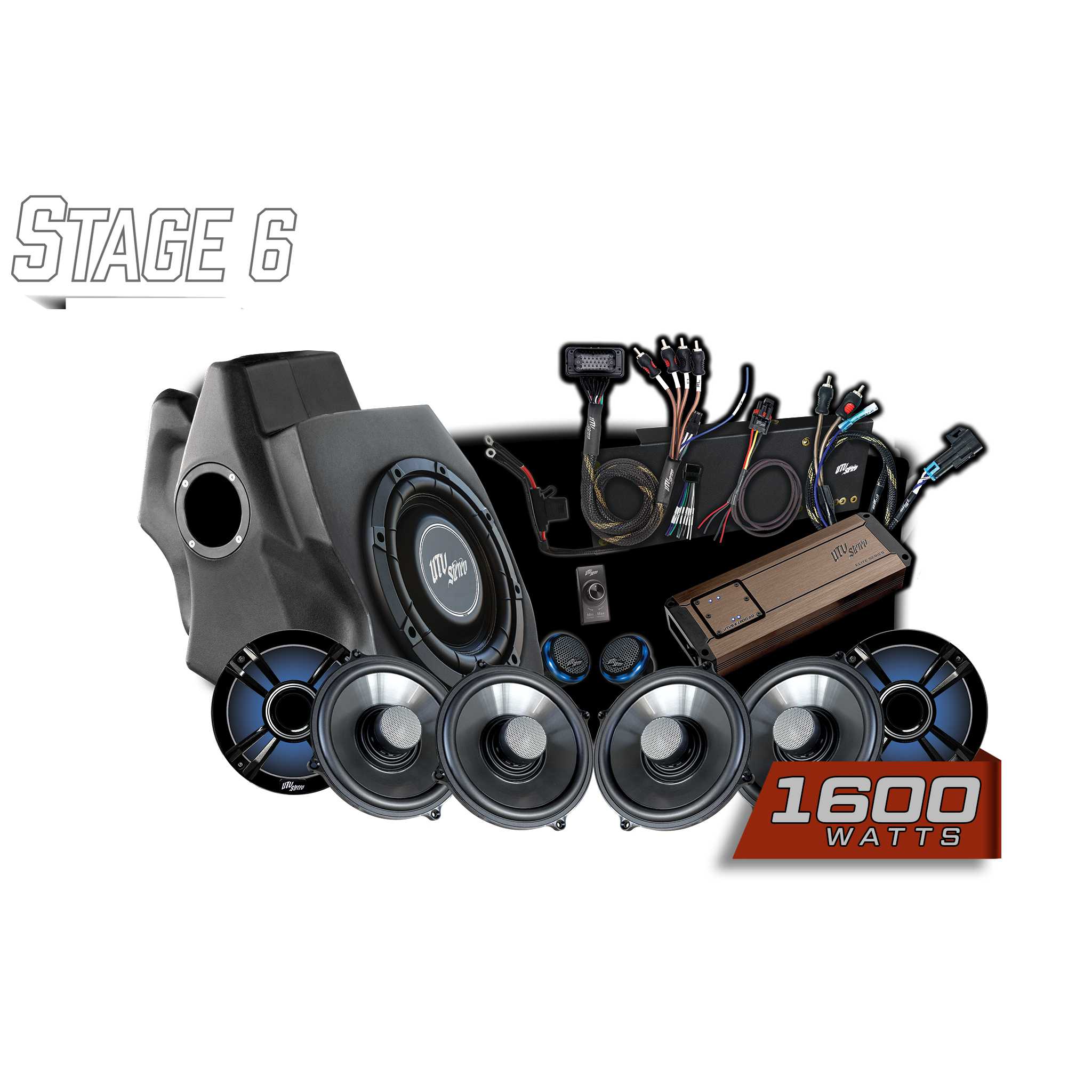 '20-'24 RZR® Pro Series Ride Command® Stage 6 Stereo Kit | UTVS-PRO-S6-RC