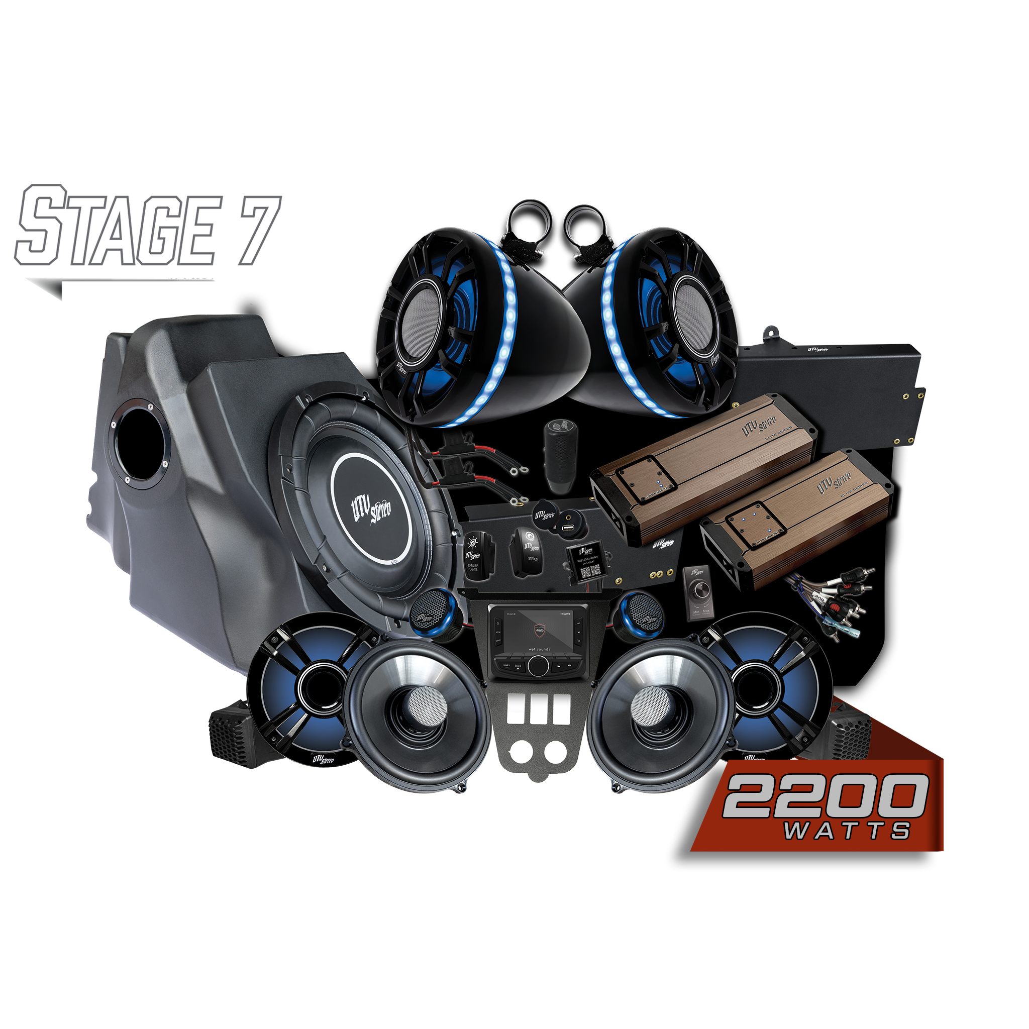 '25-'26 RZR® Pro Series Elite Stage 7 Stereo Kit | UTVS-PRO2-S7-E