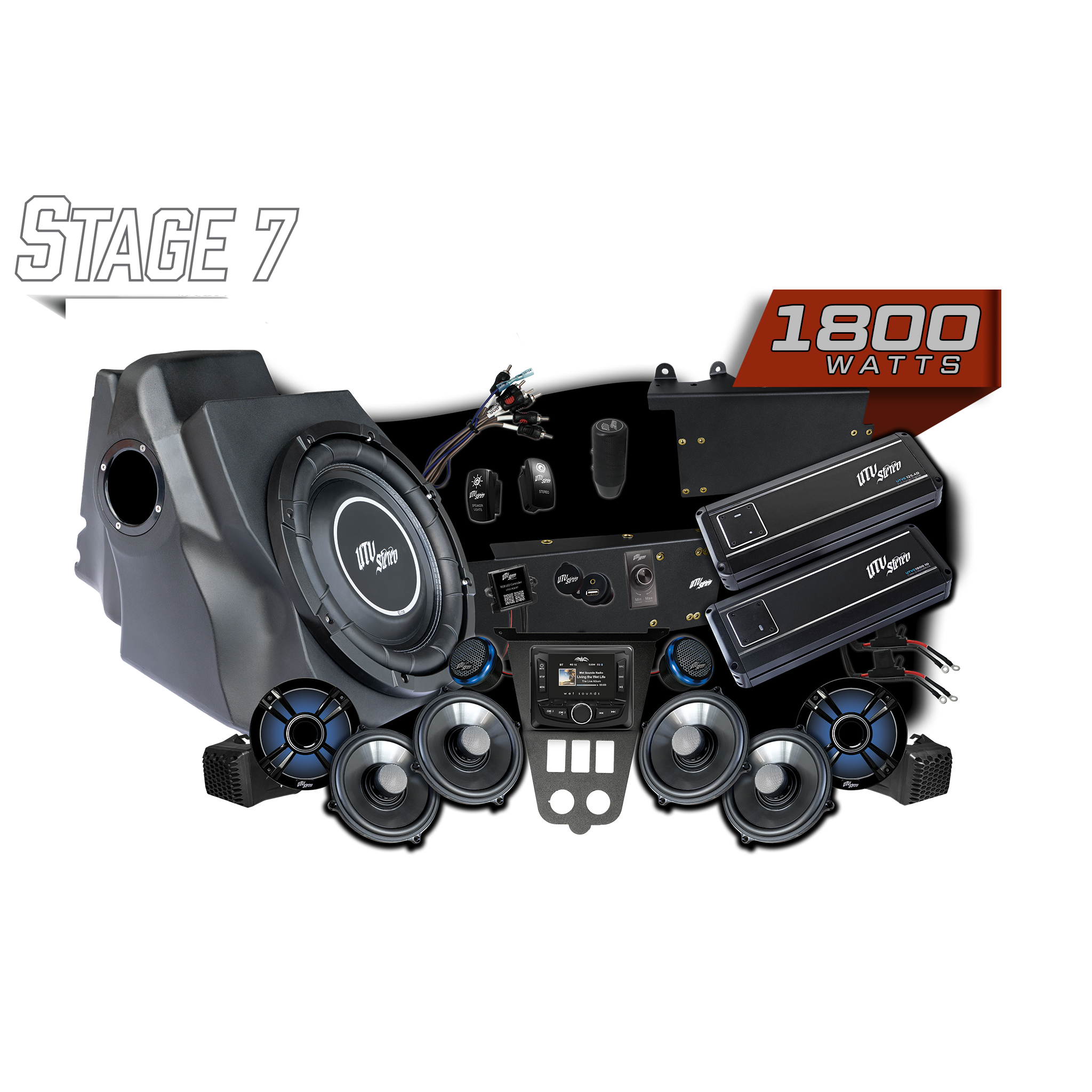 '25-'26 RZR® Pro Series Signature Stage 7 Stereo Kit | UTVS-PRO2-S7-S