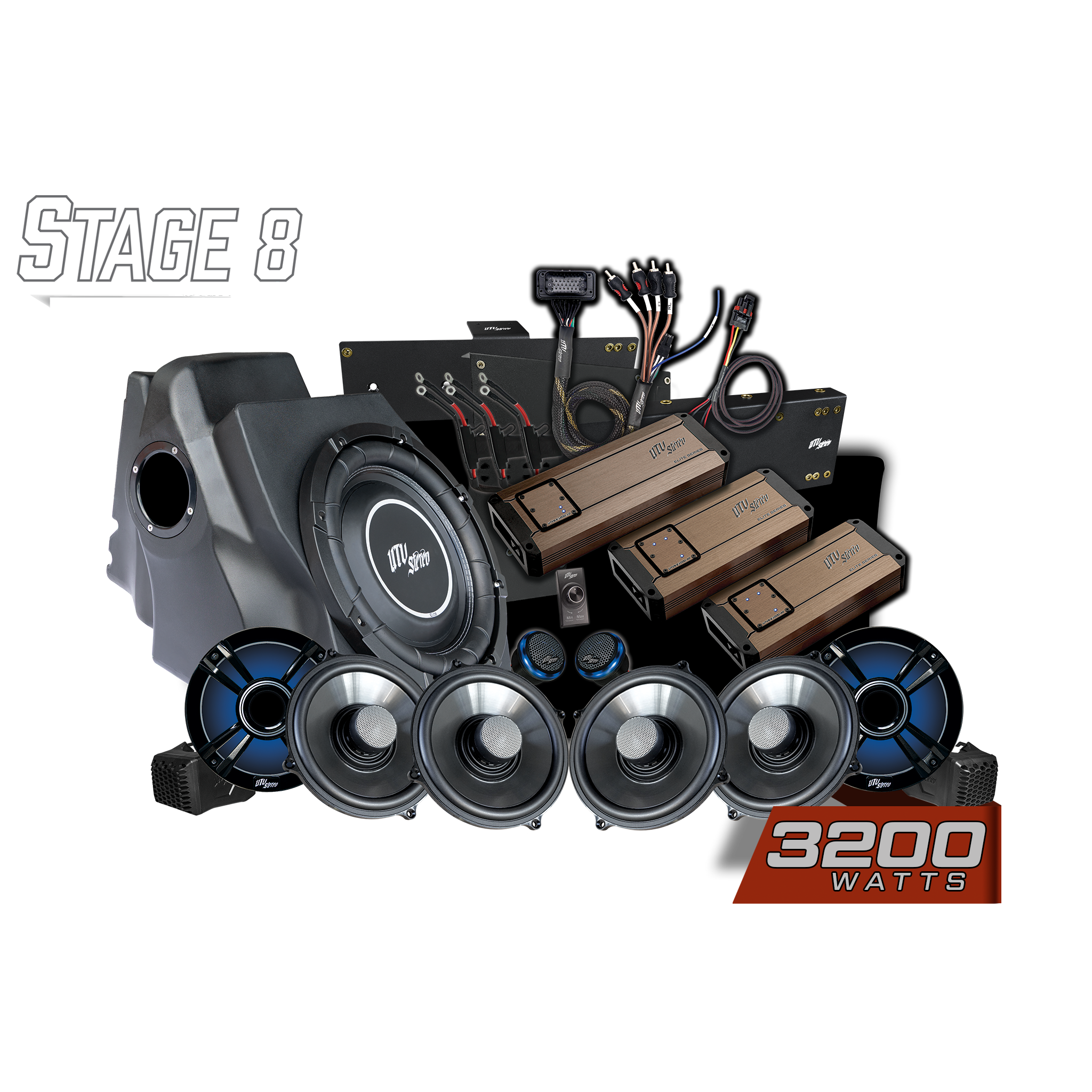 '25-'26 RZR® Pro Series Ride Command® Stage 8 Stereo Kit | UTVS-PRO2-S8-RC