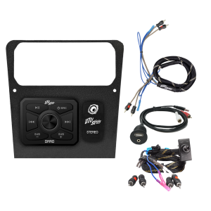 Maverick R Head Unit Mount Kit w/ Bass Knob | UTVS-R-HUMT-KIT-BASS-KNOB
