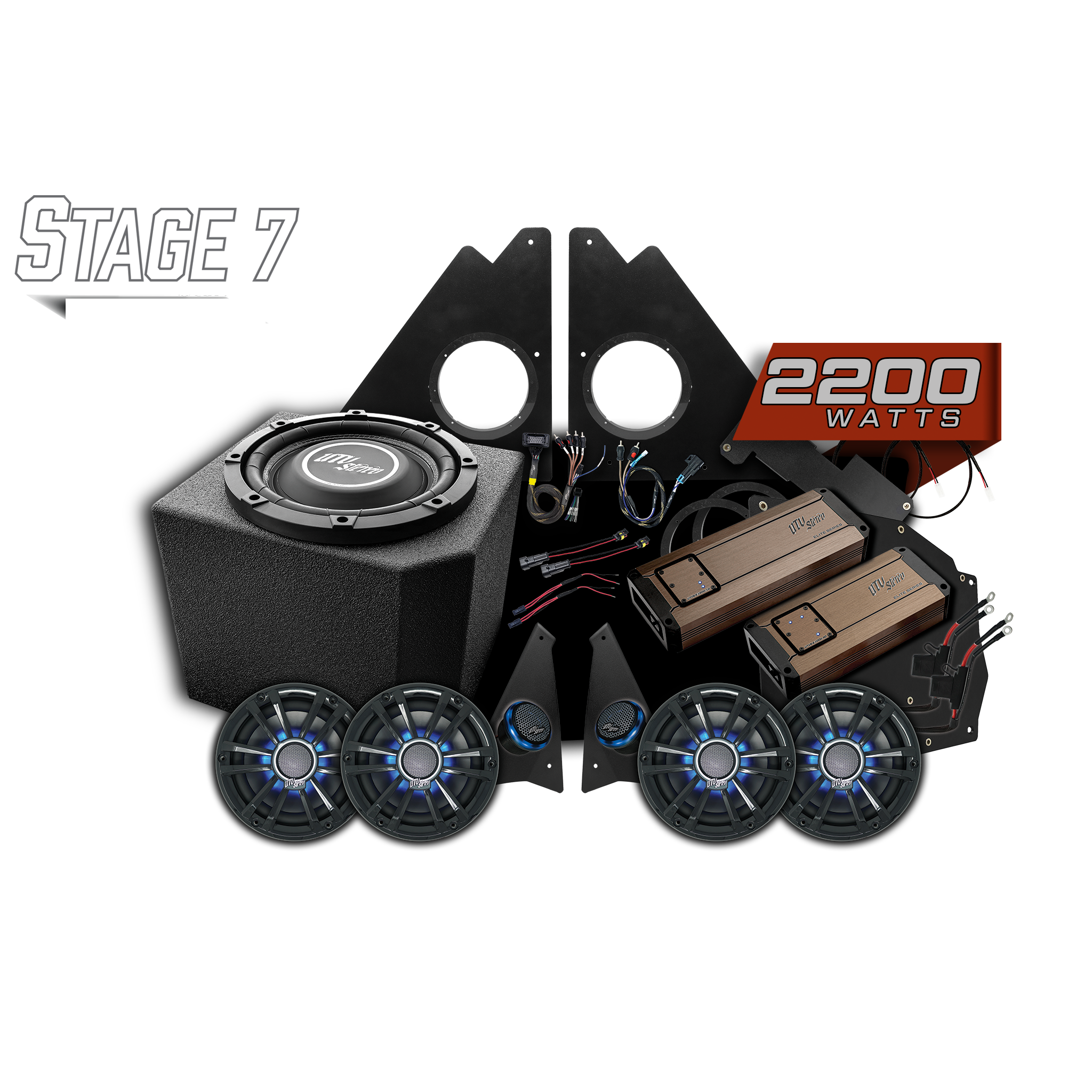 Polaris Ranger 1500 Ride CommandÂ® Stage 7 Stereo Kit | UTVS-RNG-S7-RC