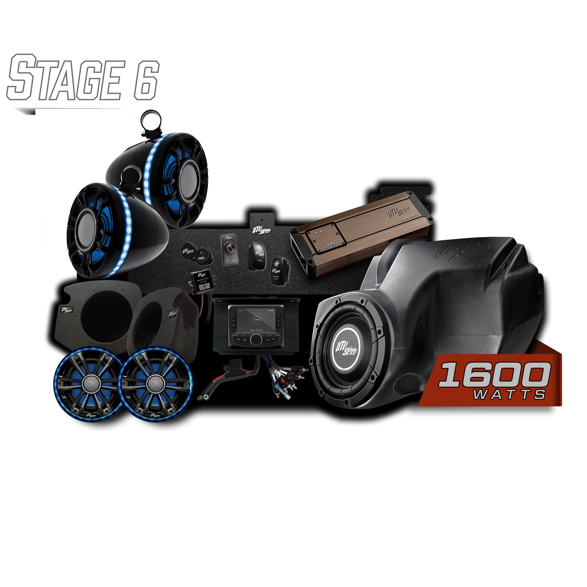 RZR® Elite Series Stage 6 Stereo Kit | UTVS-RZR-S6-E