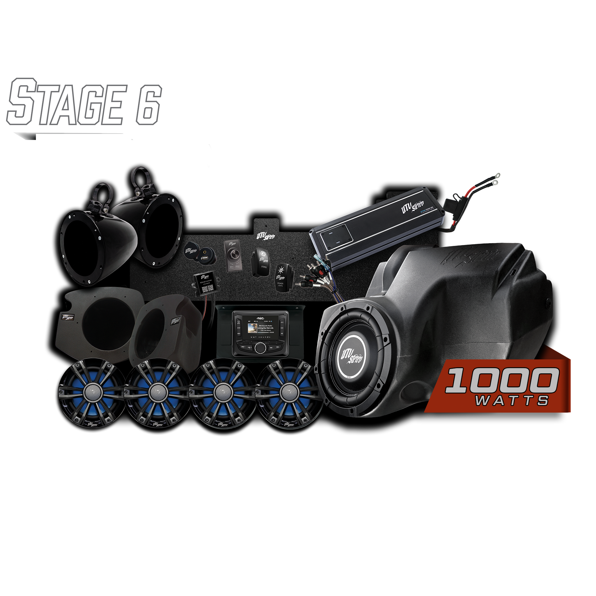 RZR® Signature Series Stage 6 Stereo Kit | UTVS-RZR-S6-S
