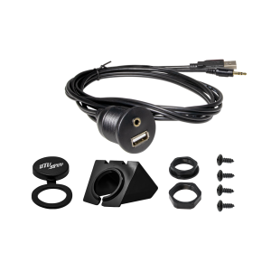 USB & Auxiliary Flush Mount Adapter for Source Units | UTVS-USB/AUX-FLMT